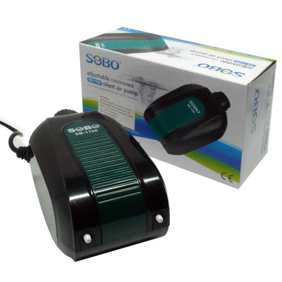 Sobo Akvaryum Hava Motoru 5.8W 2x4.5lt/Dk SB-1106