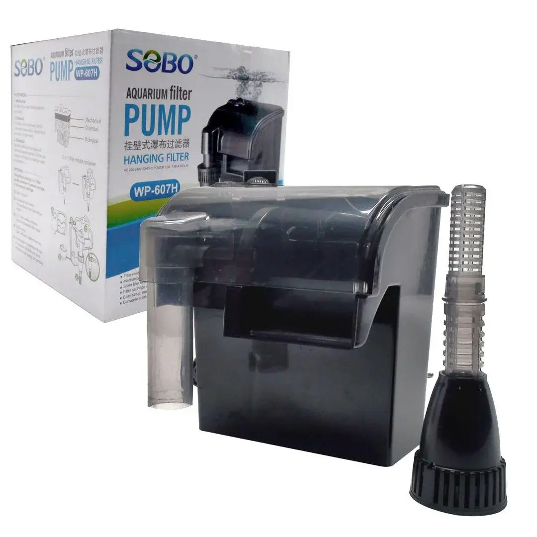 Sobo Şelale Askı Filtre 12W. 600 lt/Saat WP-607H