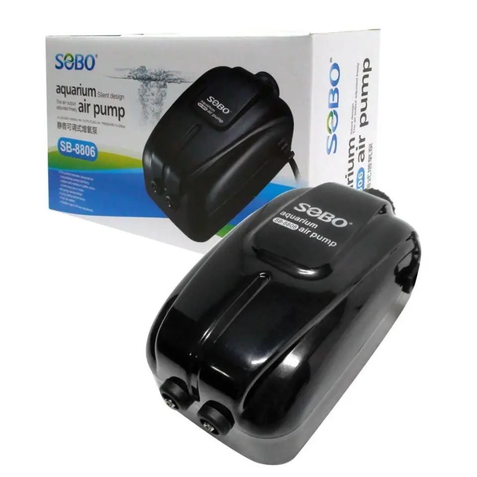 Sobo Çift Çıkışlı Hava Motoru 8W 2x3 Lt/dk SB-8806