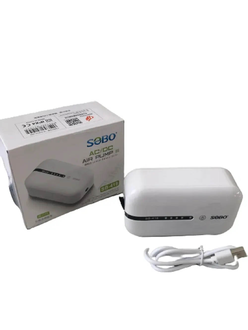 Sobo AC/DC Usb Şarjlı Tek Çıkışlı Hava Motoru 1W. 3 Lt/dk SB-418